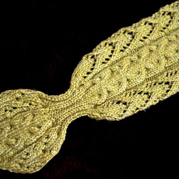 Lace and Cables Scarf