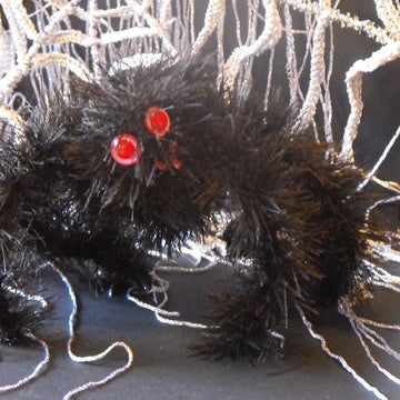 FREE Halloween Spider Family knitting pattern