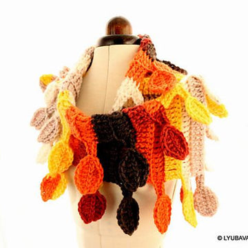 Chunky Scarf "Autumn Leaves"