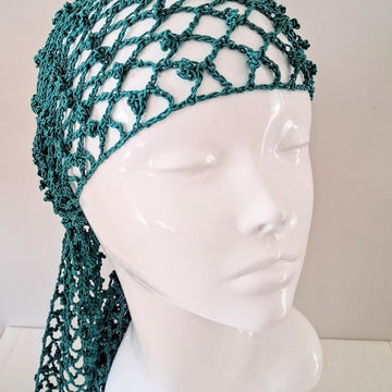 Crochet Trellis Mesh Head Wrap