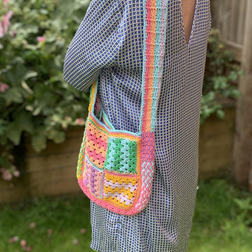 Electric Granny Square Bag