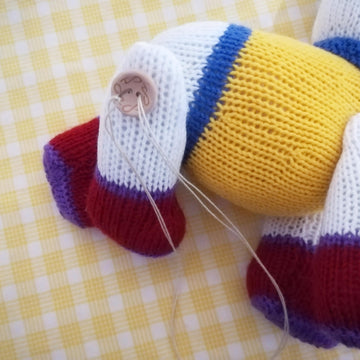 Original Knitting Patterns - Knit your toy dog Apollo from collection Patrol
