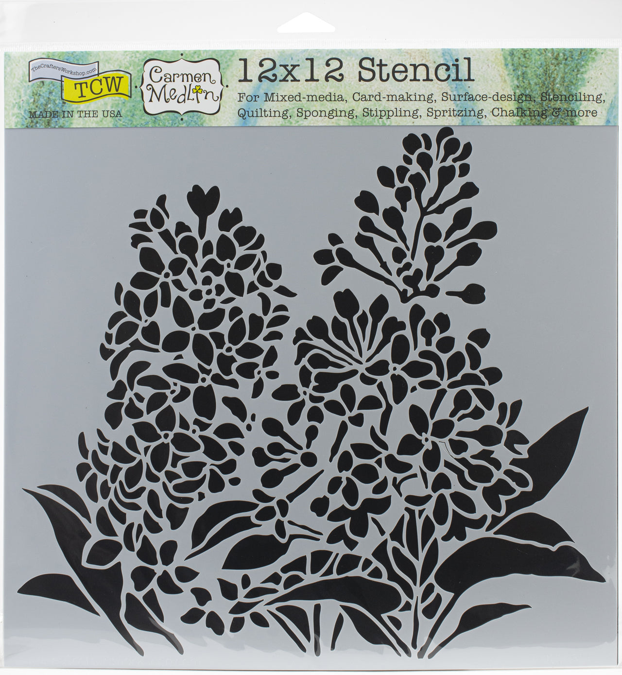 The Crafter's Workshop Crafter's Workshop Template 12"X12" - Lilacs