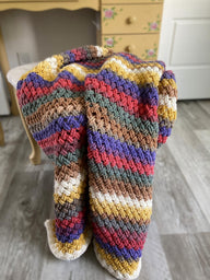 Colorful Celtic Weave Blanket