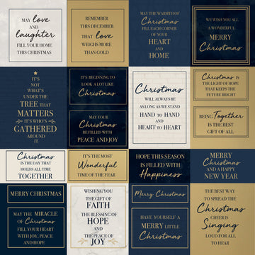 Kaisercraft Starry Night Double-Sided Cardstock 12"X12" 10/Pkg - Radiant