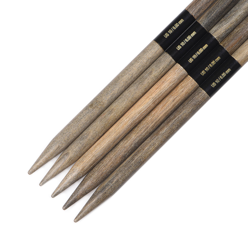 Lykke Driftwood 6in Double Point Needles 15cm (Set of 5)