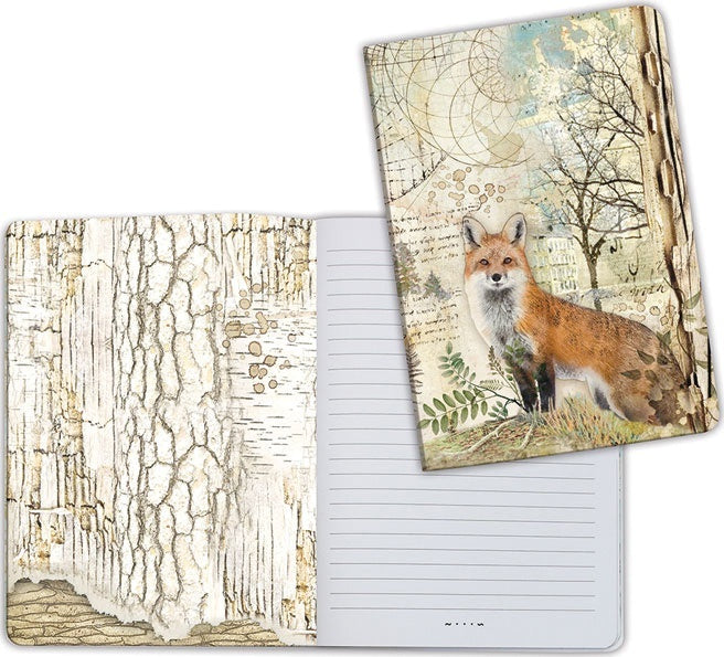 Stamperia Intl Stamperia Lined Notebook A5 - Fox