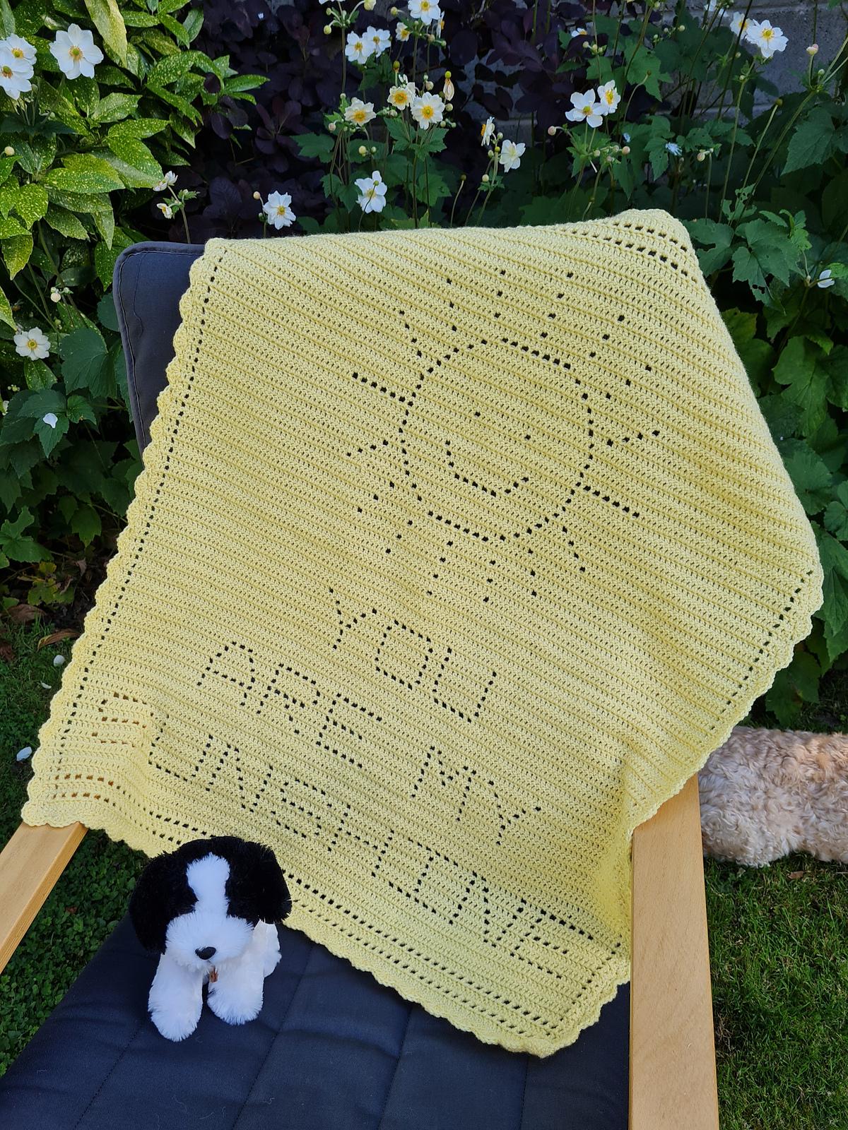 You are my Sunshine Filet Blanket