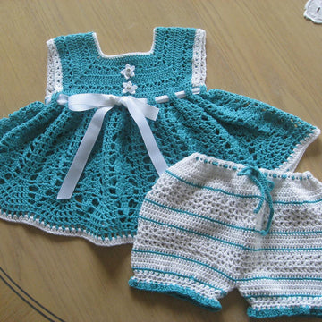 Seafoam Sunsuit with Bloomers
