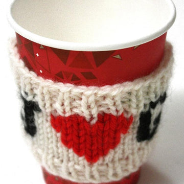 Heart warming cup sleeve