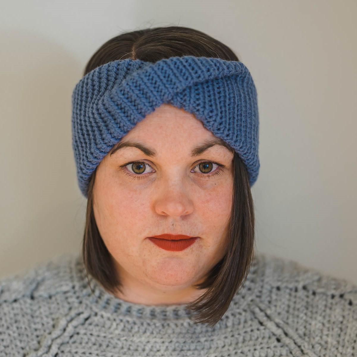 Easy Twisted Ear Warmer