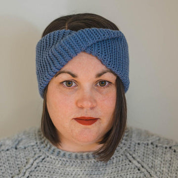 Easy Twisted Ear Warmer