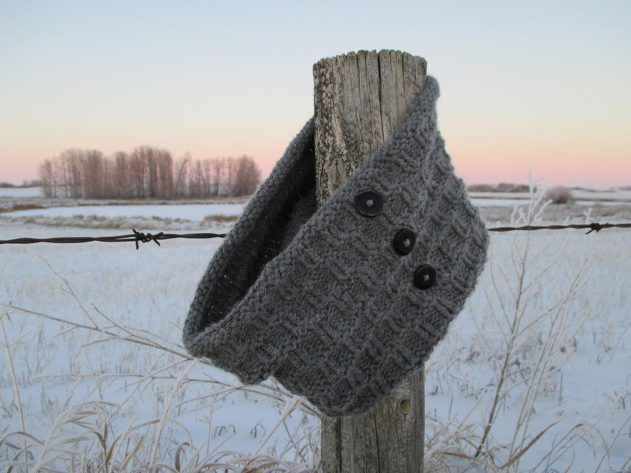 Winter Chill Reversible Cowl and Scarf