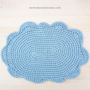 Rainbow and Cloud Dishcloths