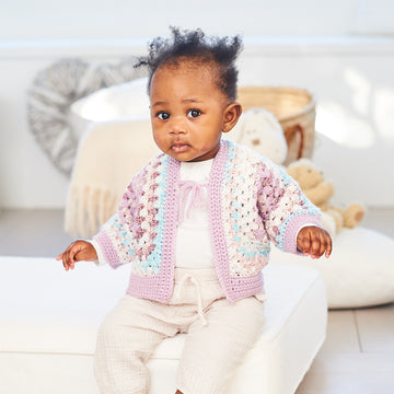 Hexagon Cardigans in Stylecraft Bambino DK & Bambino Prints DK - 10067 - PDF