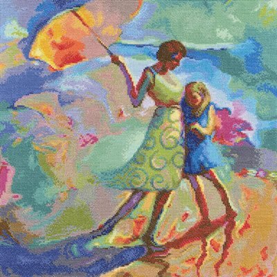 RTO Sea Palette Cross Stitch Kit - 35cm x 35cm