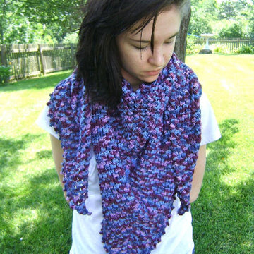 Easy Triangle Shawl or Scarf