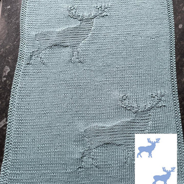 Nr. 846 – 25 – 8. Christmas Reindeer guest towel