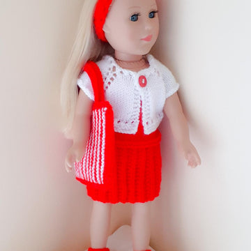 Red Socks for Doll