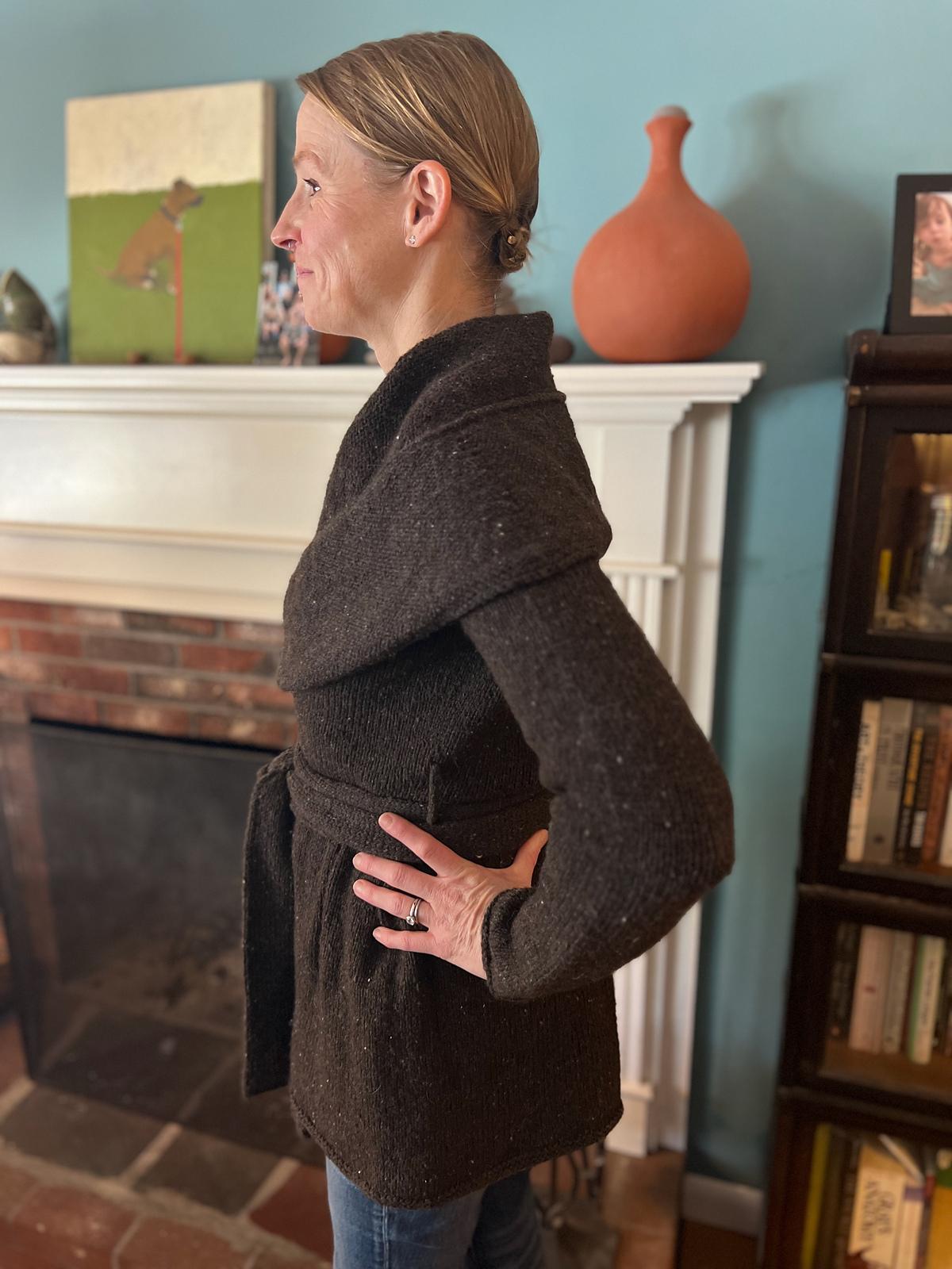Wine Cardigan