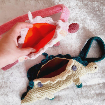Sling bag - dino, waist baby bag, kids fanny pack