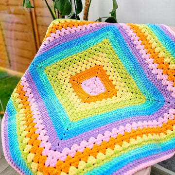 Chenille Granny's Gone Rogue Lap Blanket