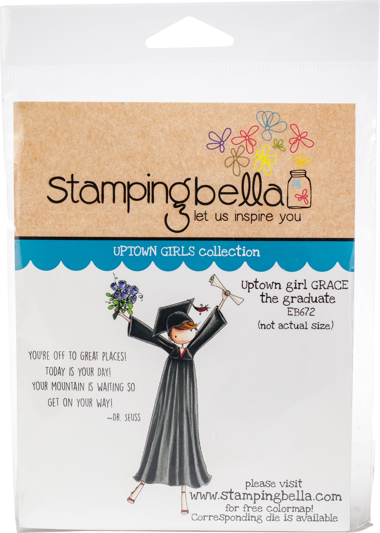 Stamping Bella Cling Stamps - Uptown Girl Grace The Graduate