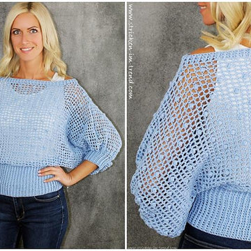Crochet Jumper HELIX #2 | COTTON MIX #1