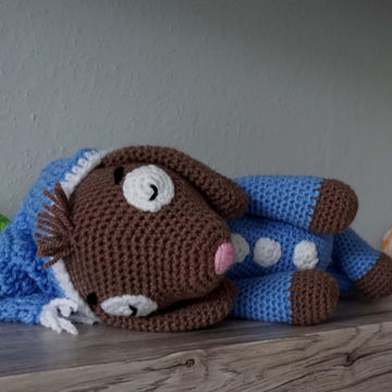 Amigurumi Häkelanleitung Schlafhase Sammy