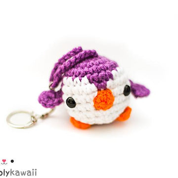 Mini Penguin Amigurumi Keychain