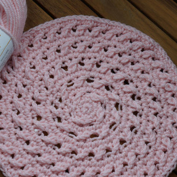 Cross stitch in rounds