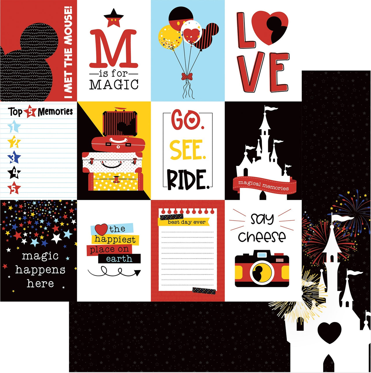 Photoplay Paper Another Day At The Park Double-Sided Cardstock 12"X12" 25/Pkg - Magic