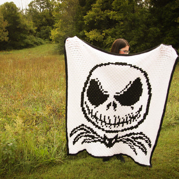 Jack Skellington C2C Blanket