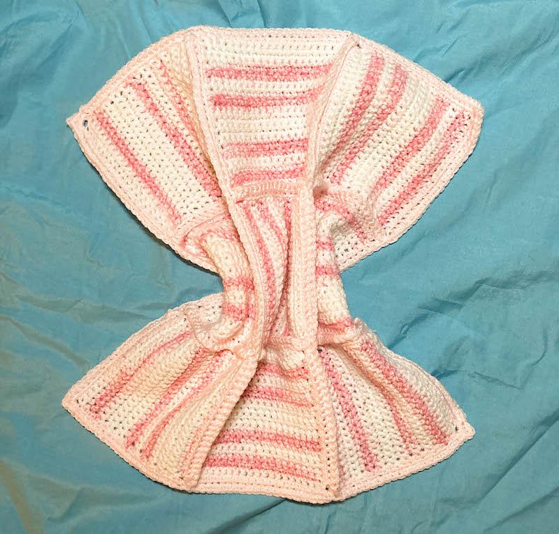 Gentle Stripes and Textures Baby Blanket