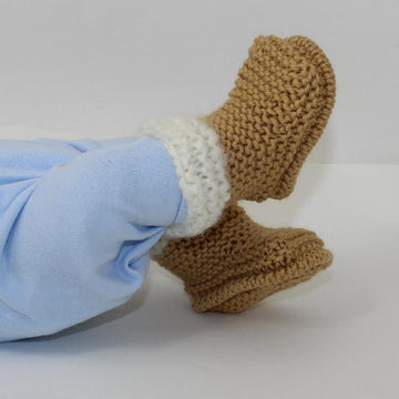 Chunky Baby Fur Top Booties