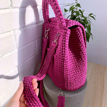 Crochet Backpack Pattern with Lining