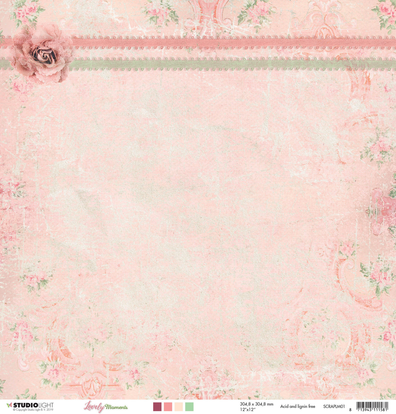 Studio Light Lovely Moments Double-Sided Cardstock 12"X12" 10/Pkg - NR. 01