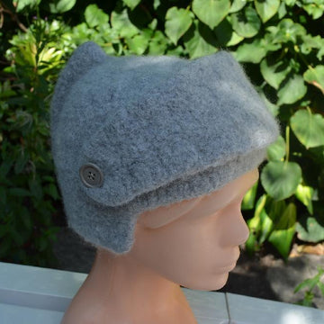 Felted knight helmet