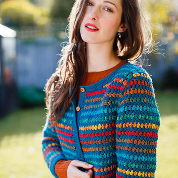 Jessica Vintage Granny Cluster Cardigan