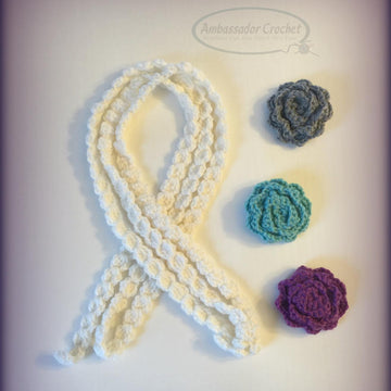 In Memory Of... Scarf & Rose