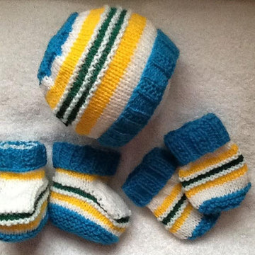 Cool Brights baby Hat set