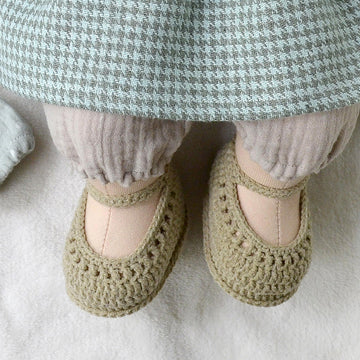 Cardigan + booties for 14-16"/36-40 cm Waldorf Doll