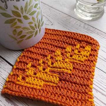 Skeletal Leaf Mosaic Coaster