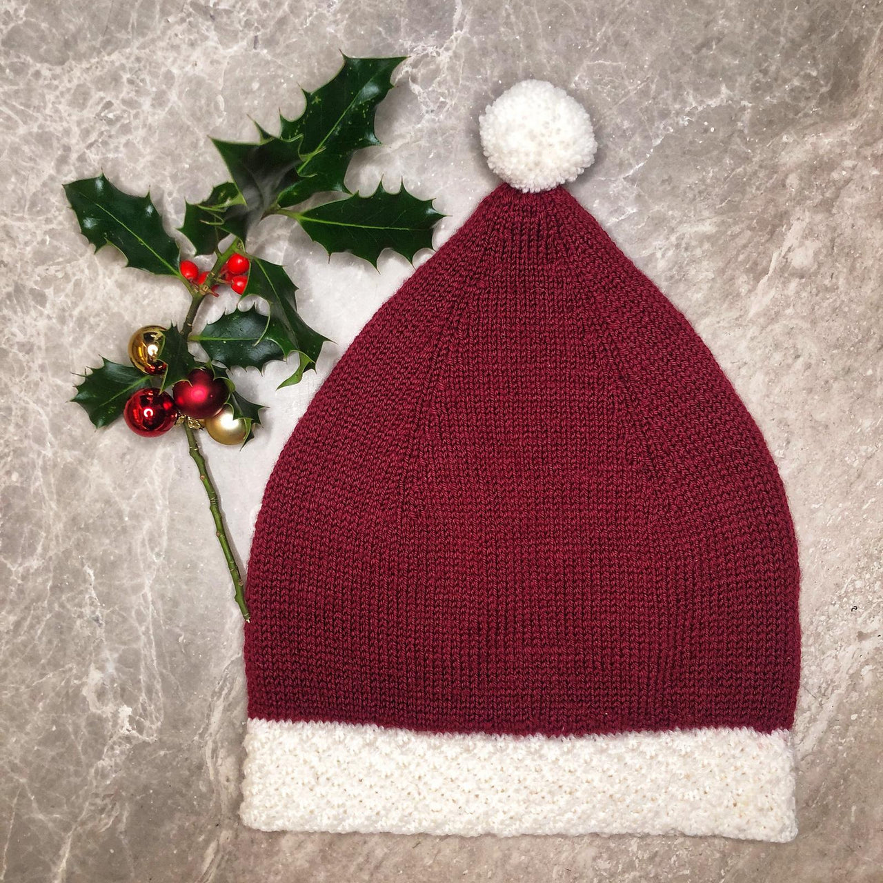 Snowflake Santa hat / Snefnug Nissehue