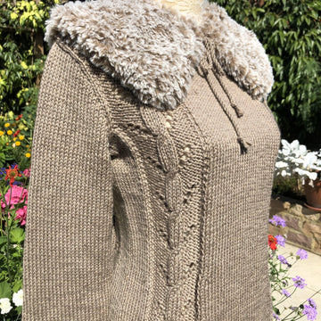 Jessica, Vintage Sweater with Optional Collar