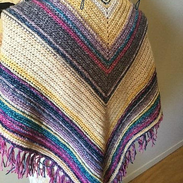Just a Little Bit Batik Shawl