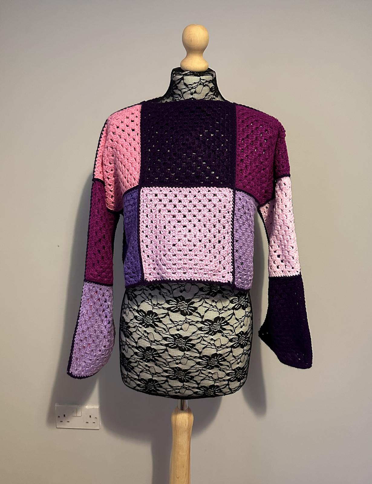 Granny Square Midi Top Crochet Pattern