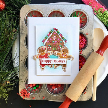 Hero Arts Clear Stamps 4"X6" - Christmas Gingerbread Cookies