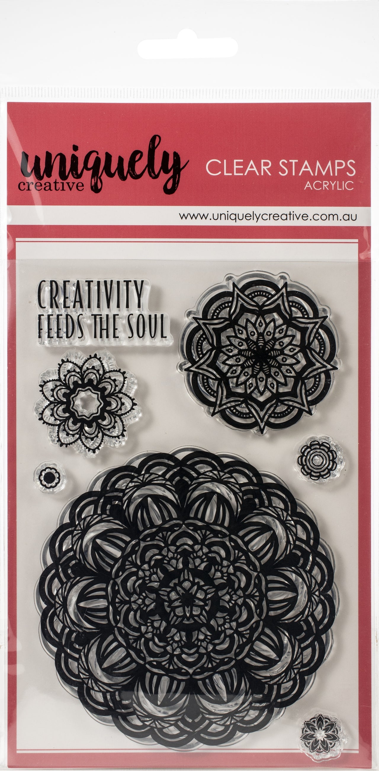 Uniquely Creative 4"X6" Clear Stamps - Doily