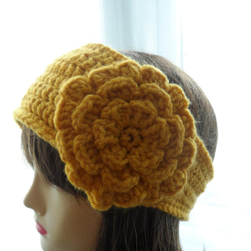 Headband with flower